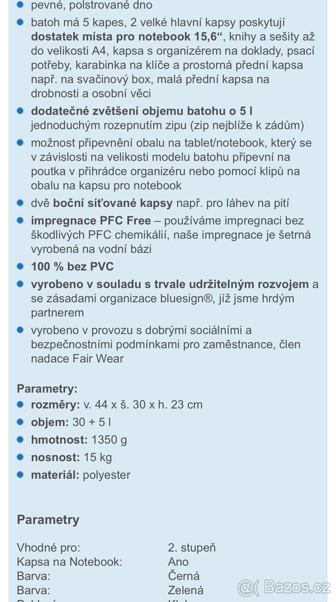 Coocazoo Porter Lime Flash - 14