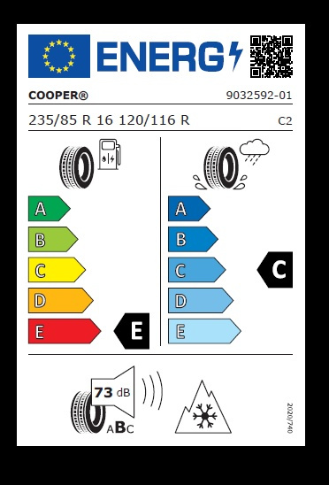 4ks Cooper Discoverer AT3 LT 235/85 R16 120R - 14