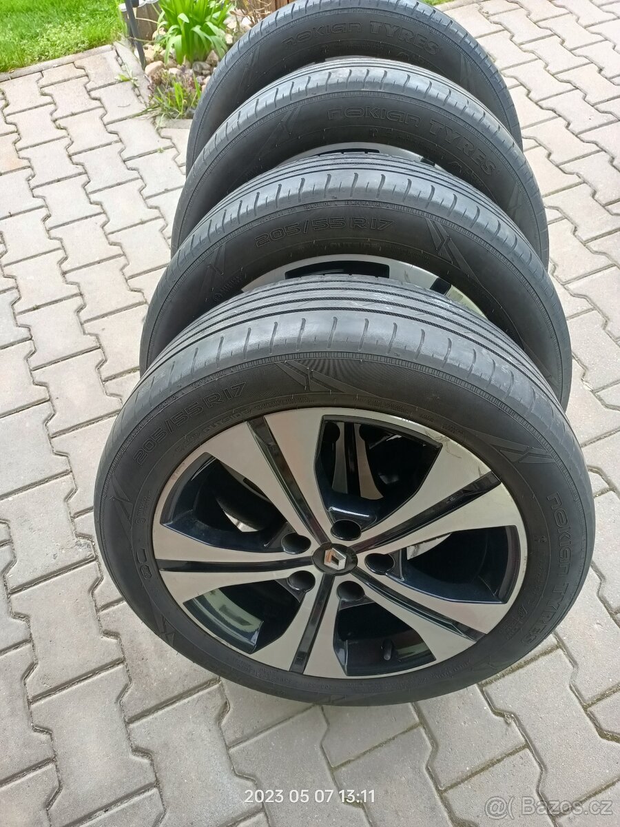 R 17 Alu kola Renault - 205/55/17 - 14