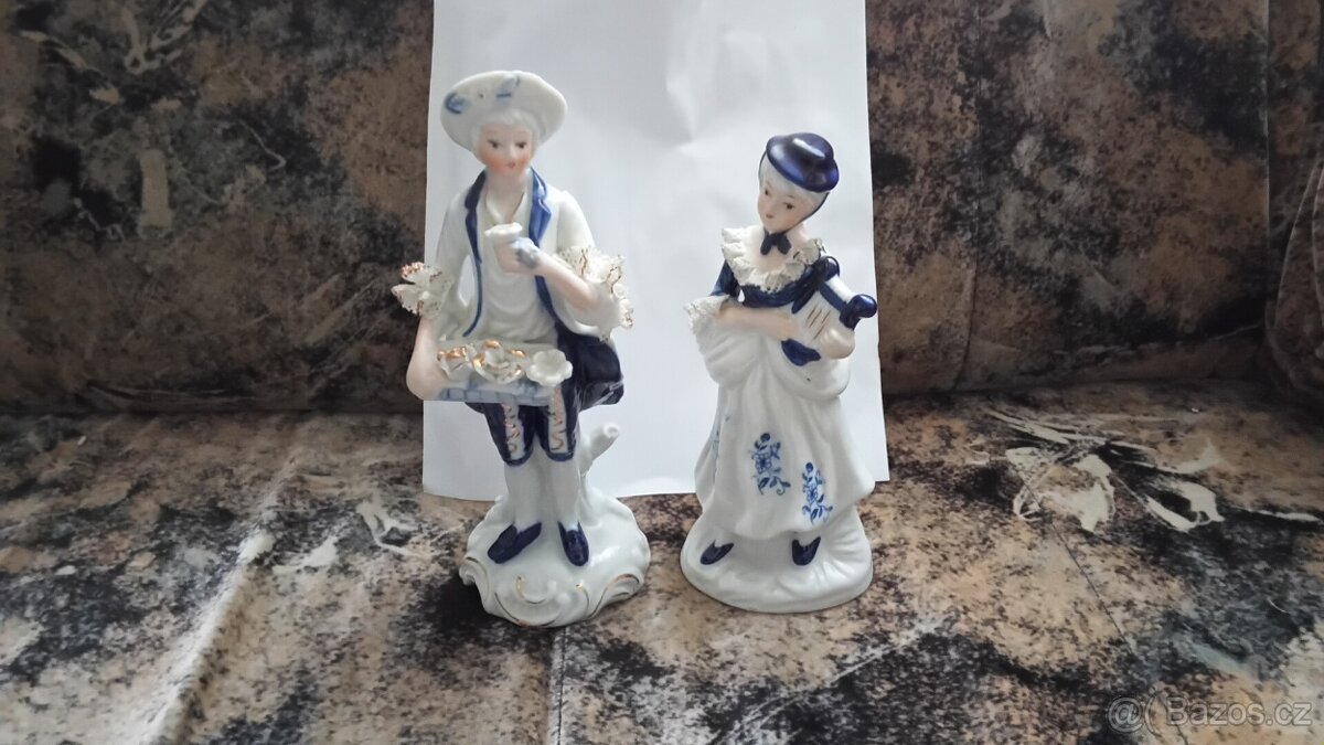 Porcelánové figury,rakev ,a jiné . - 14