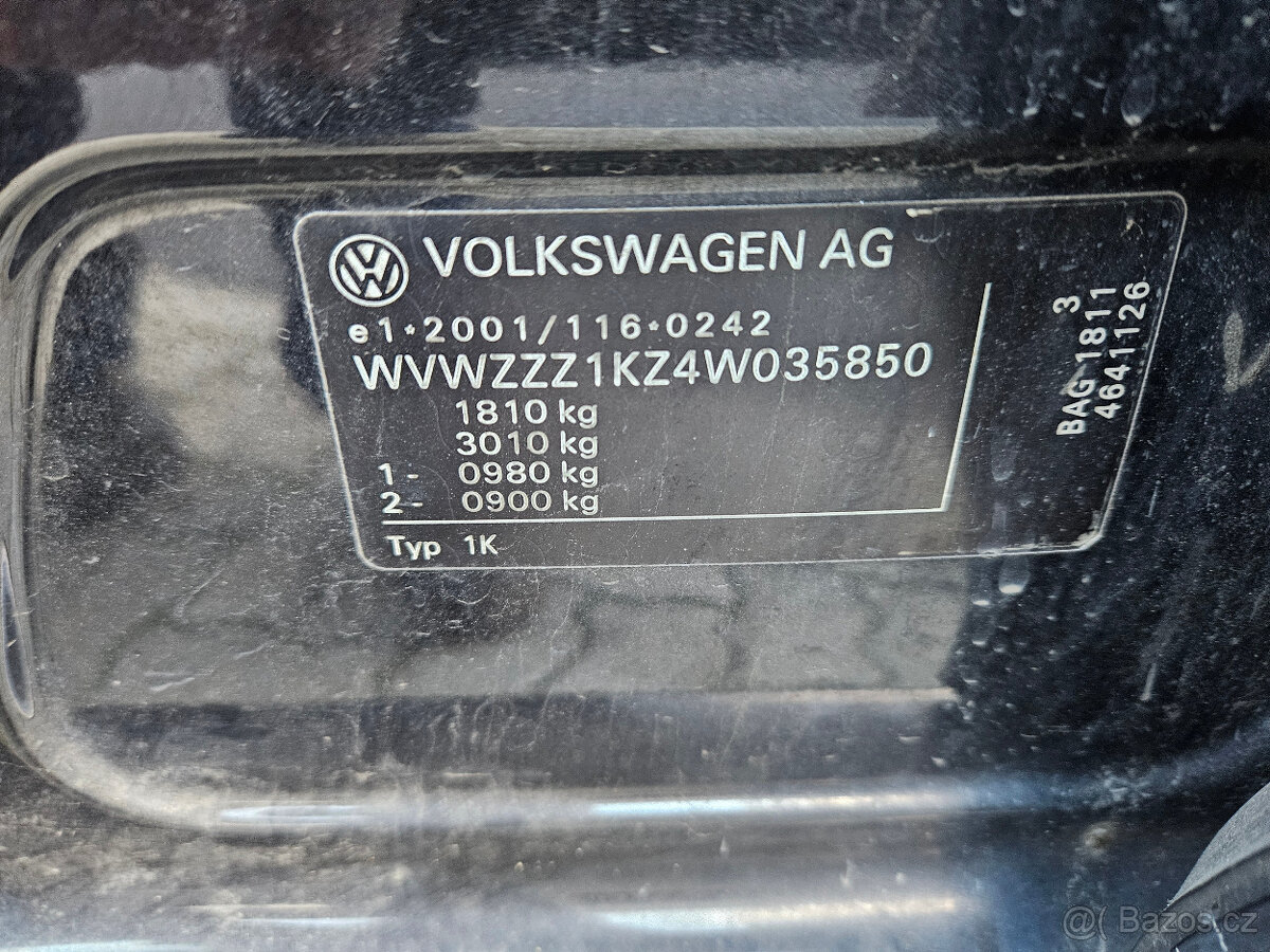 Volkswagen Golf V 1.6 FSI 85kW, BAG, 2004 163t. km - 14