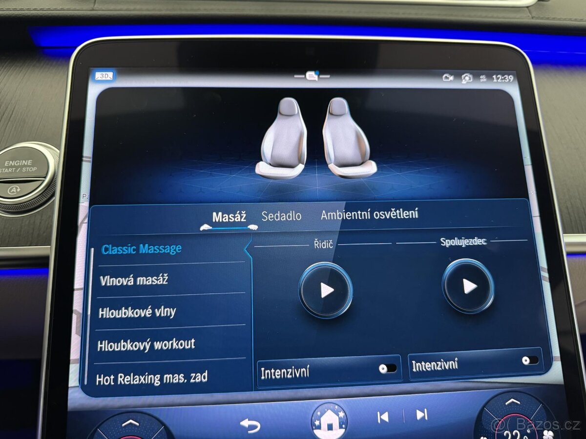 Mercedes-Benz Třídy S, S400d 4x4 DPH 1-MAJ CZ AMG - 14