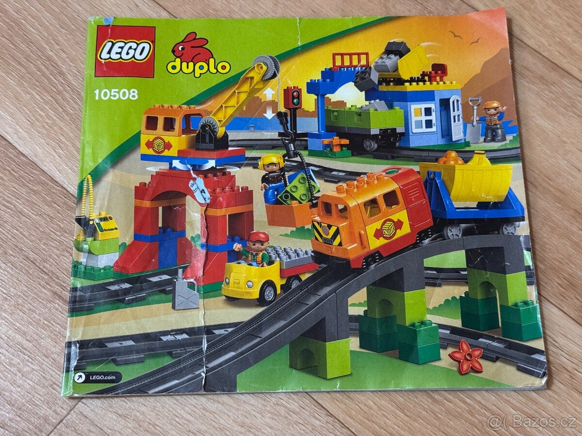 LEGO DUPLO 10508 - nákladní vlek DELUXE kompletní TOP STAV - 14
