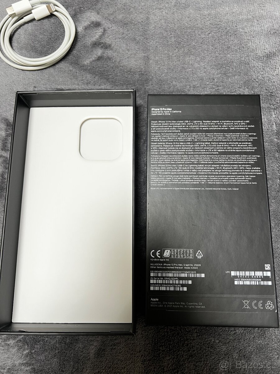 IPhone 13 Pro Max -256gb- graphite - 14