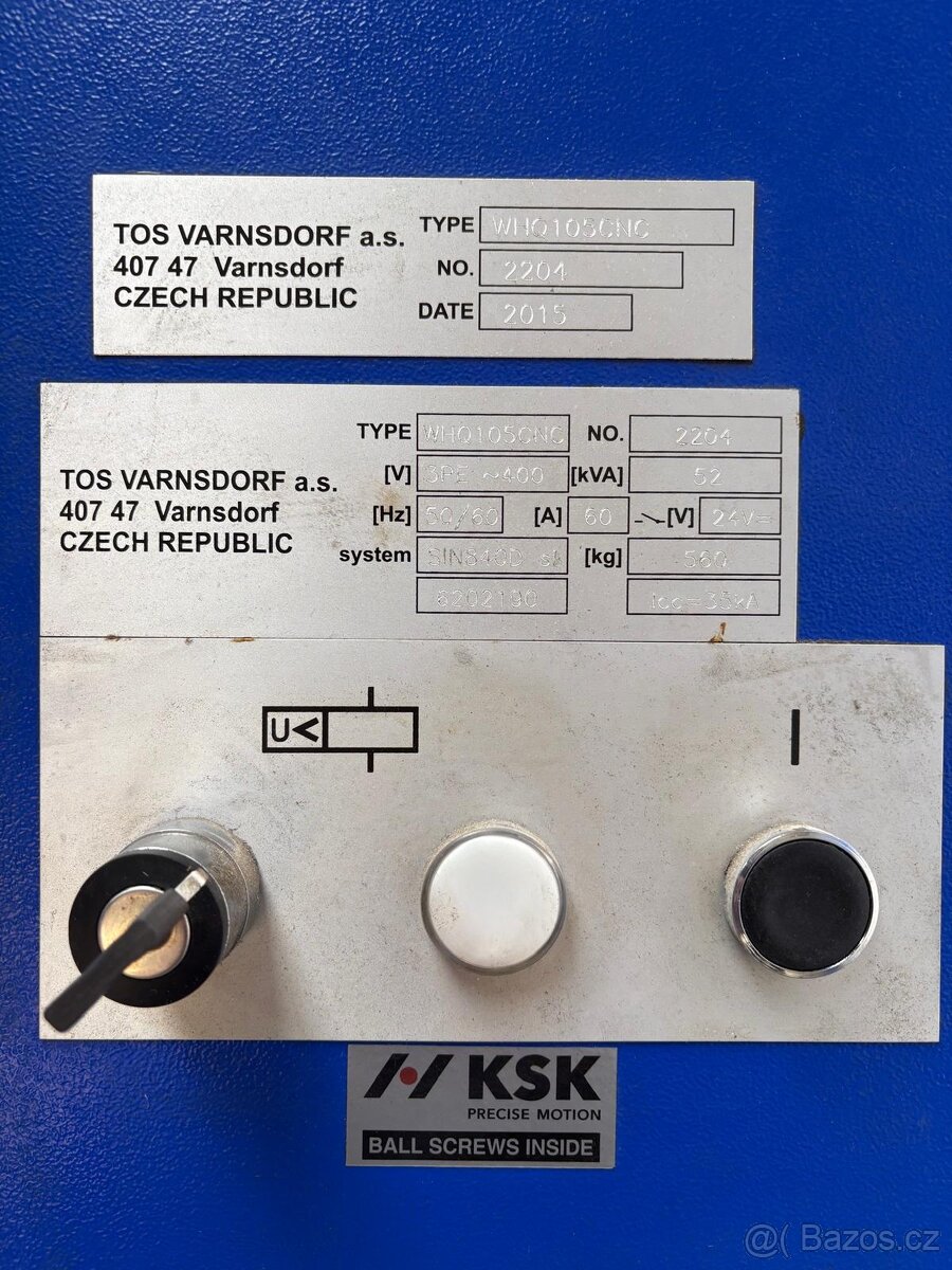Horizontální vyvrtávačka WHQ 105 CNC, 2016 - 14