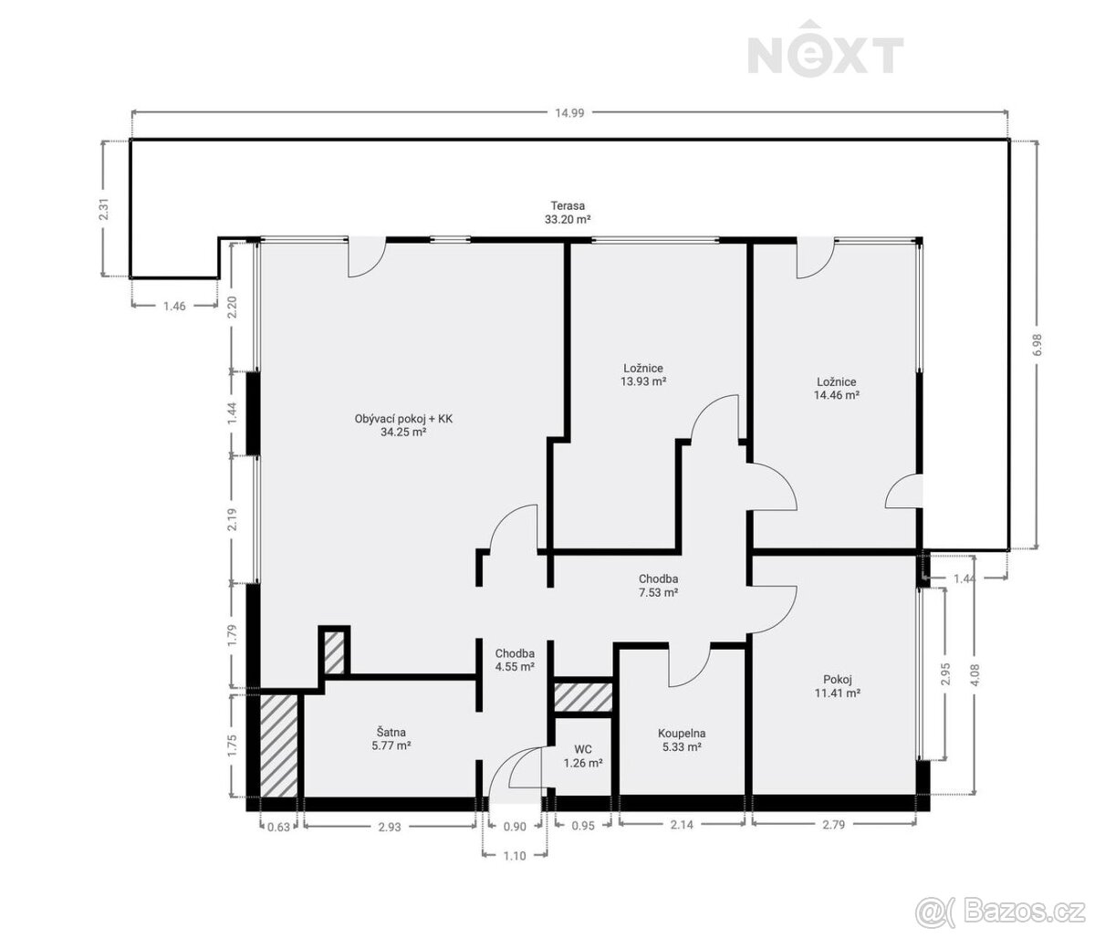 Prodej byt 4+kk, 99㎡ - 14
