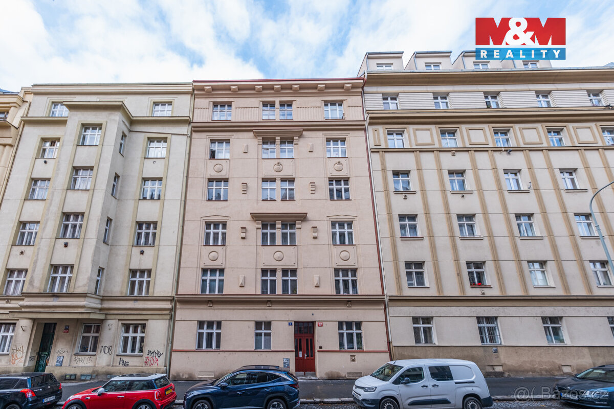 Pronájem bytu 2+kk, 42 m², Praha, ul. Slezská - 14