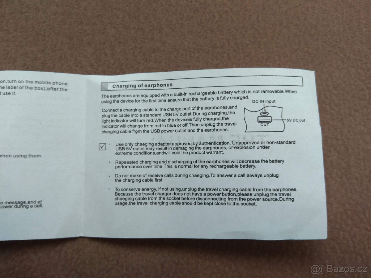 Bezdrátová sluchátka TWS - model M69 - 14