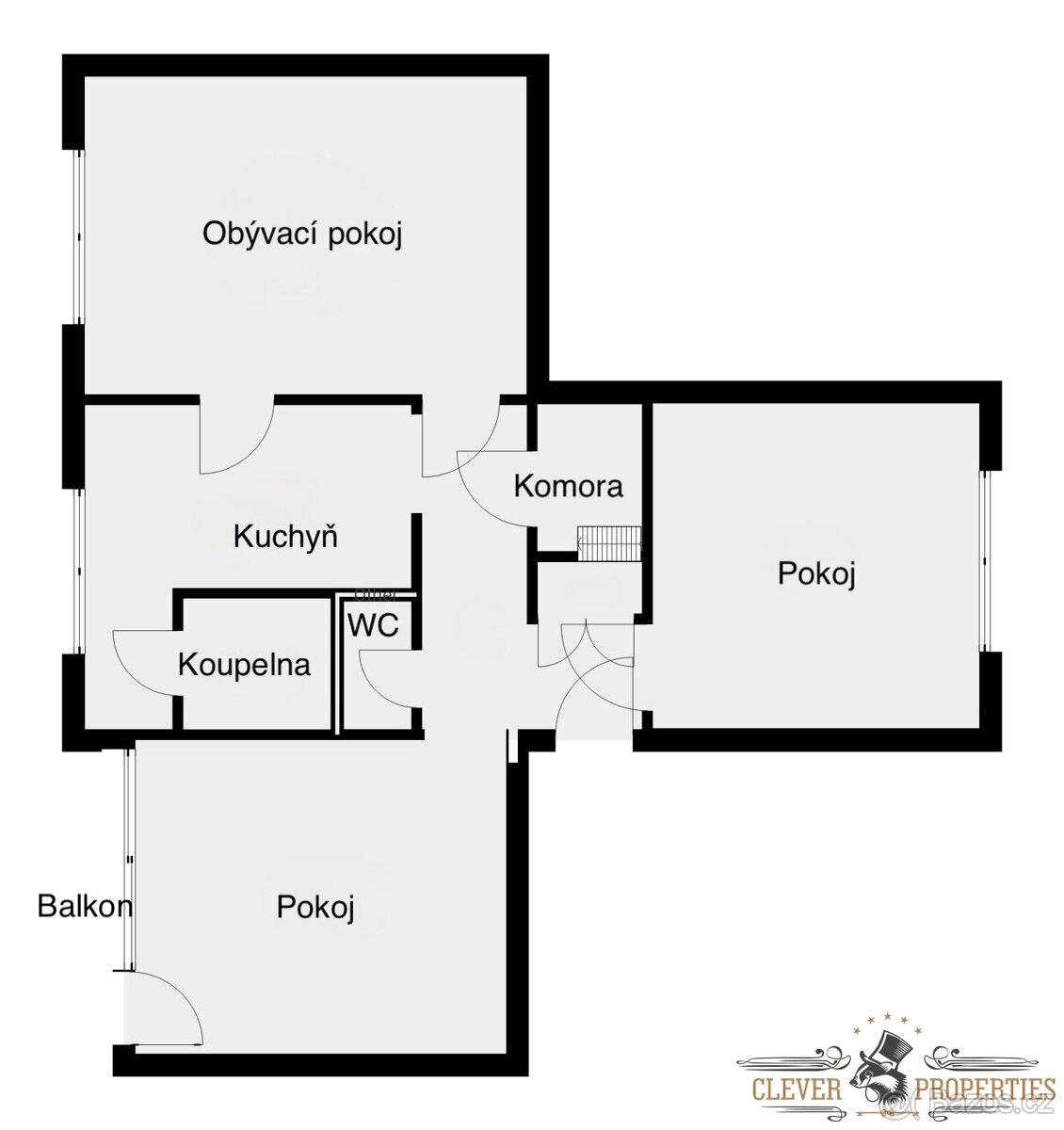 Prodej bytu 3+1 63 m², Litoměřice - Předměstí, ev.č. 00887 - 14