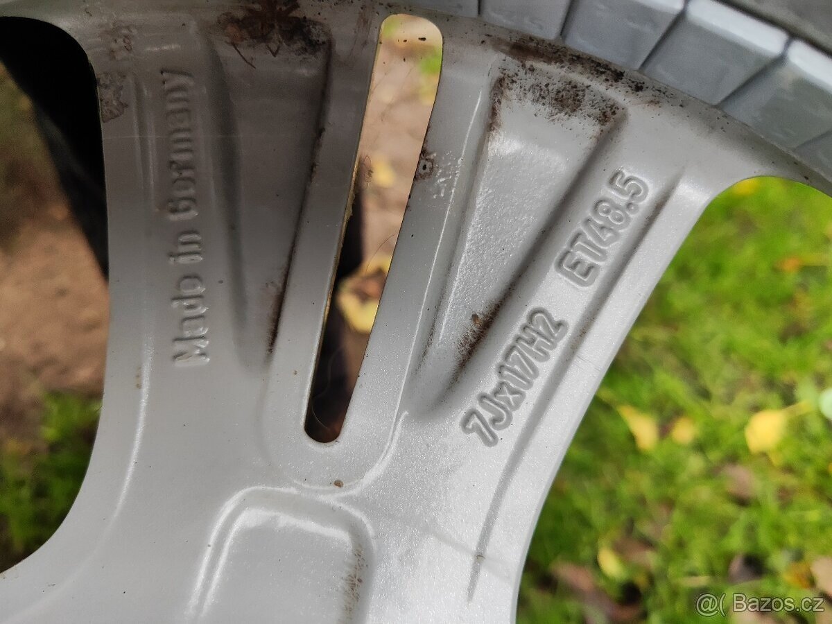 Zimní sada Mercedes w205 r17 5x112 Dunlop 225/50/17 - 14