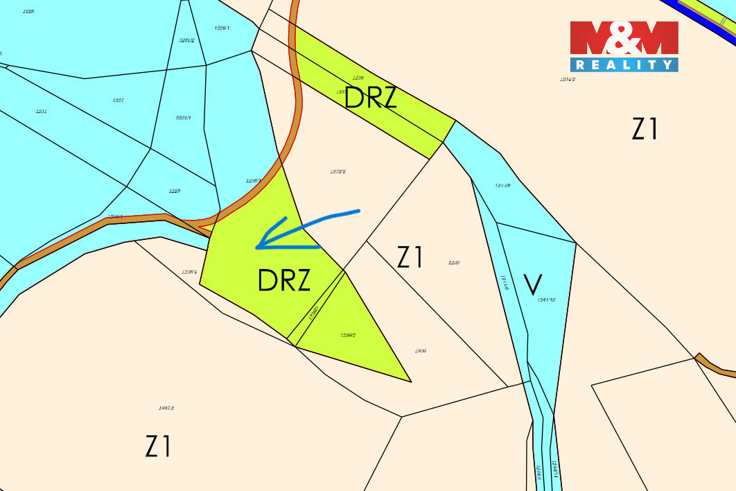 Prodej pozemku u vodní plochy Sandberk, 4657 m², Kolín - 14