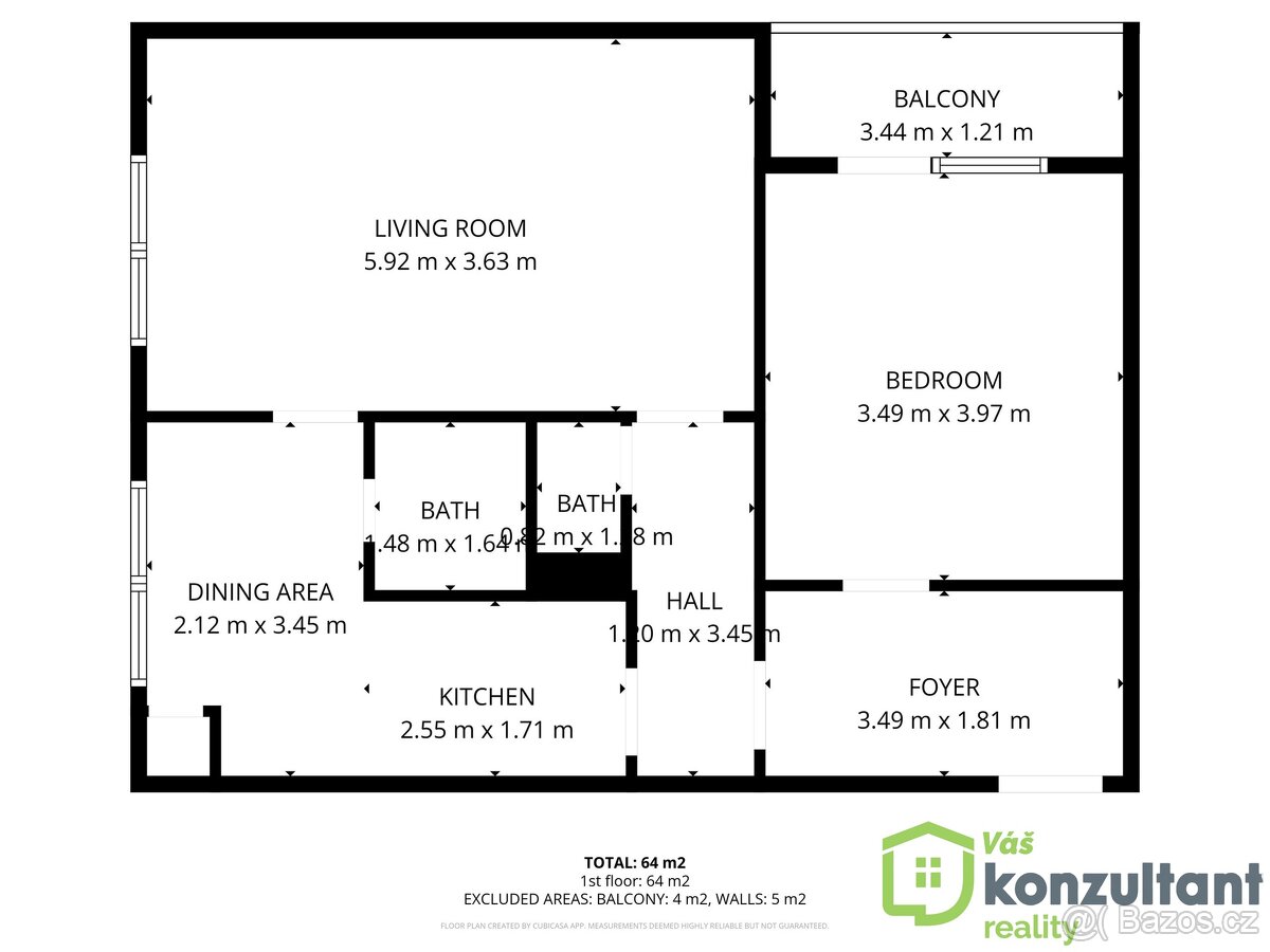 Pronájem bytu 2+1 s lodžií a sklepem, ev.č. 00925 - 14