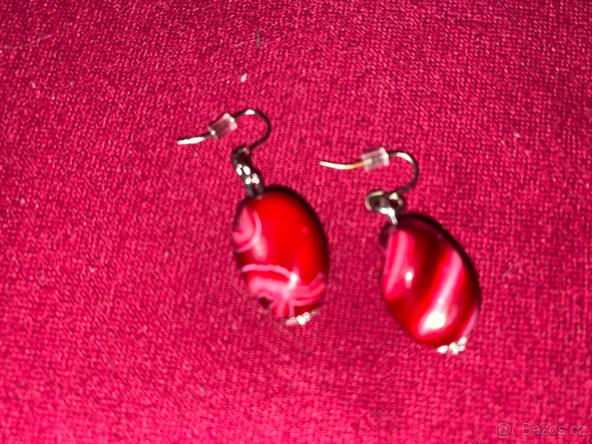 Korálkové naušnice - více variant - 14