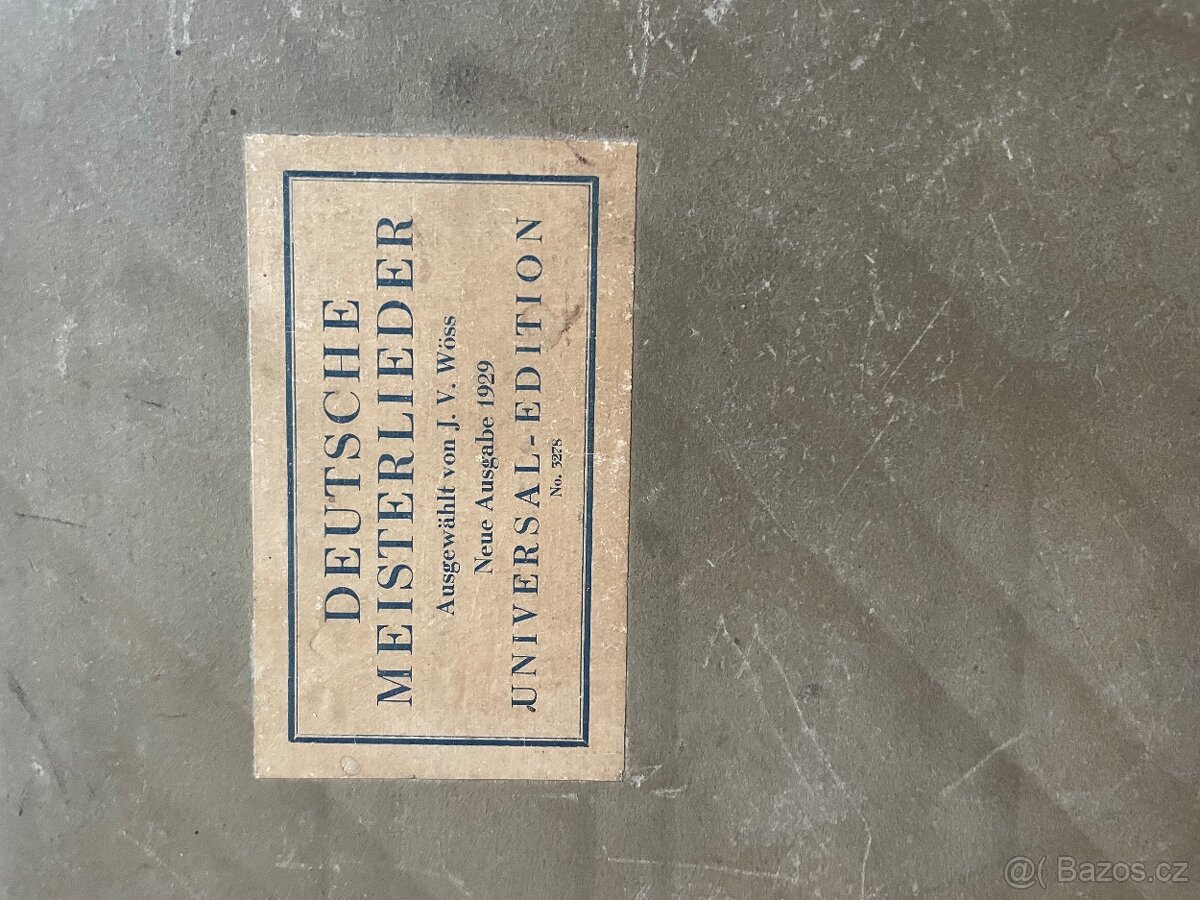 Staré noty- klavír,housle - 14