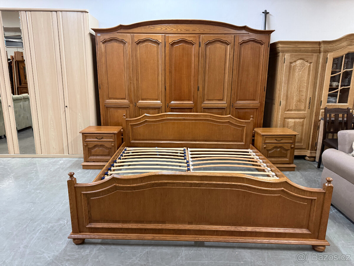 Rustikální dubová ložnice - 14