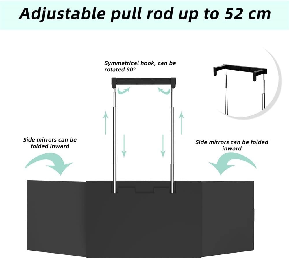 5stranné zrcadlo-dobijecí LED světlo - 14