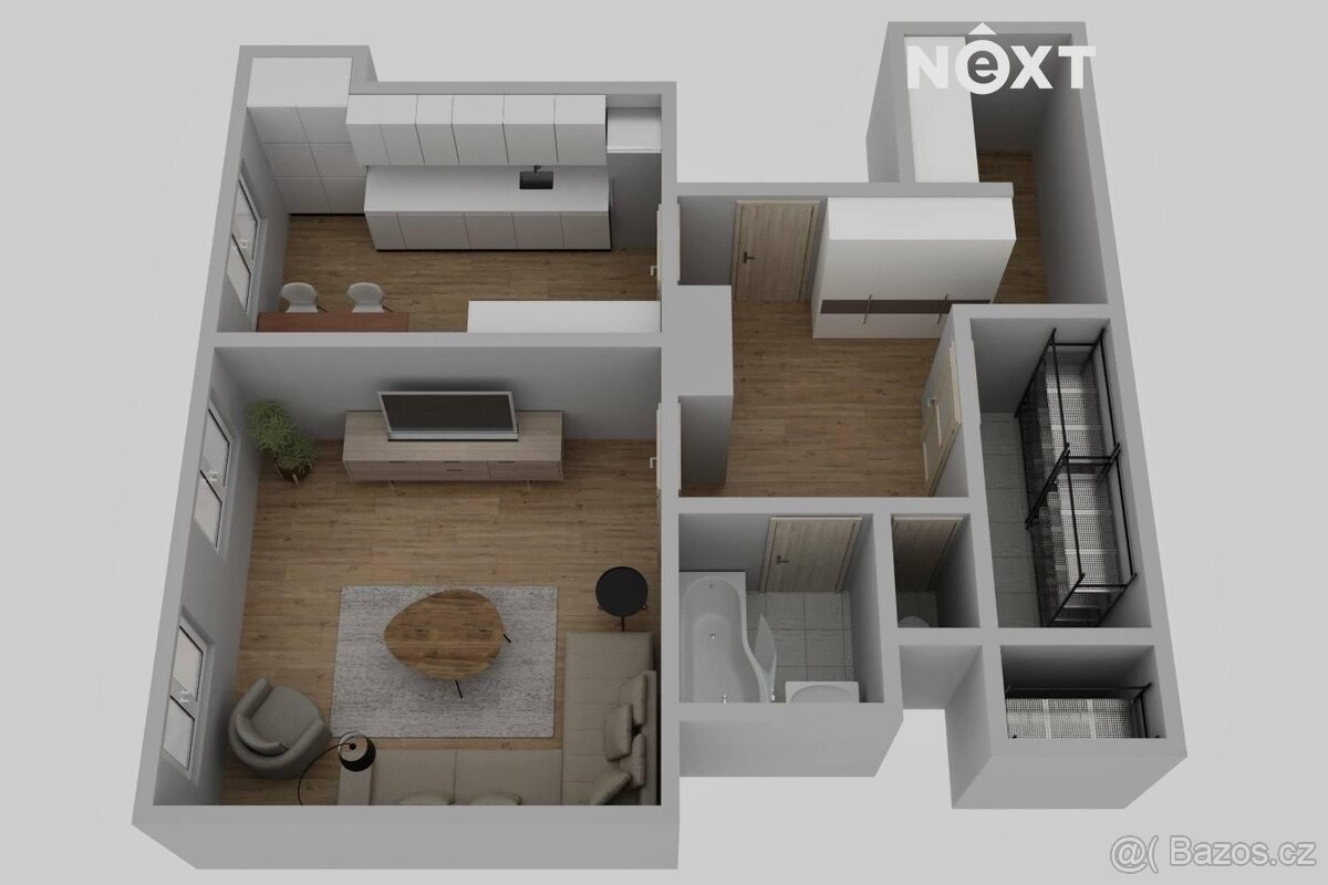Prodej byt 1+1, 50㎡ - 14
