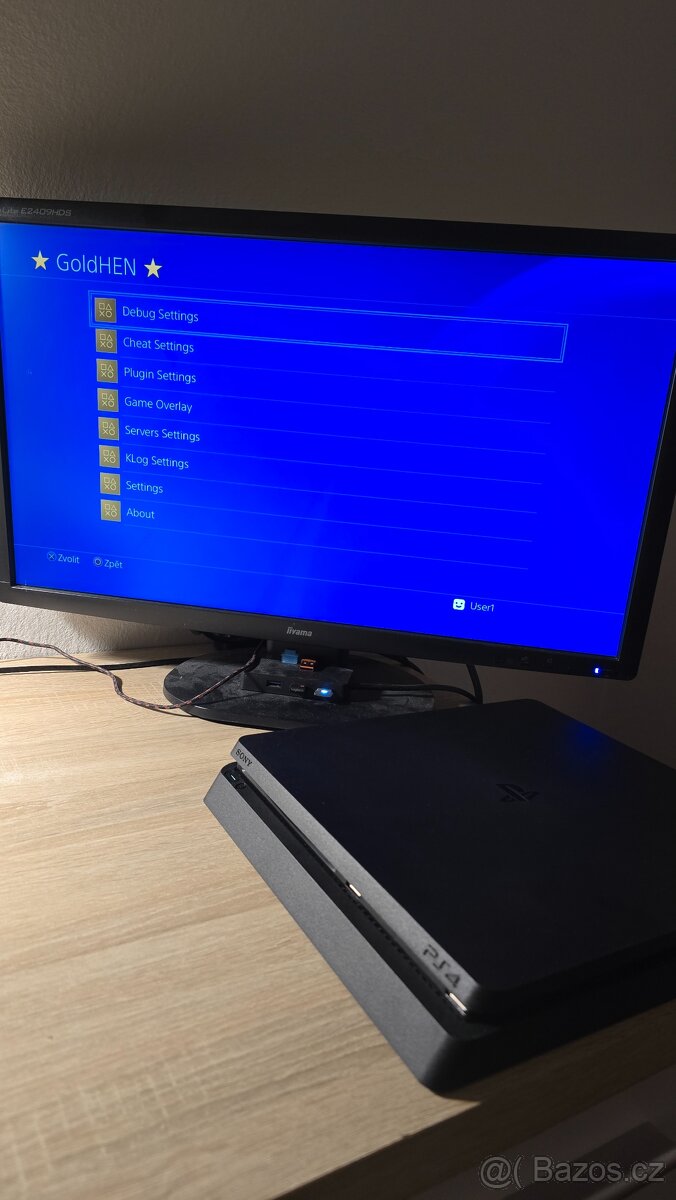 PS4 (PLAYSTATION) Slim 500 GB_TOP_JAILBREAK_GOLDHEN_FW 11.00 - 14