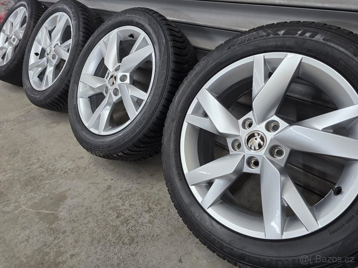 Zimní sada alu kol Škoda Octavia 4 r17 - 14