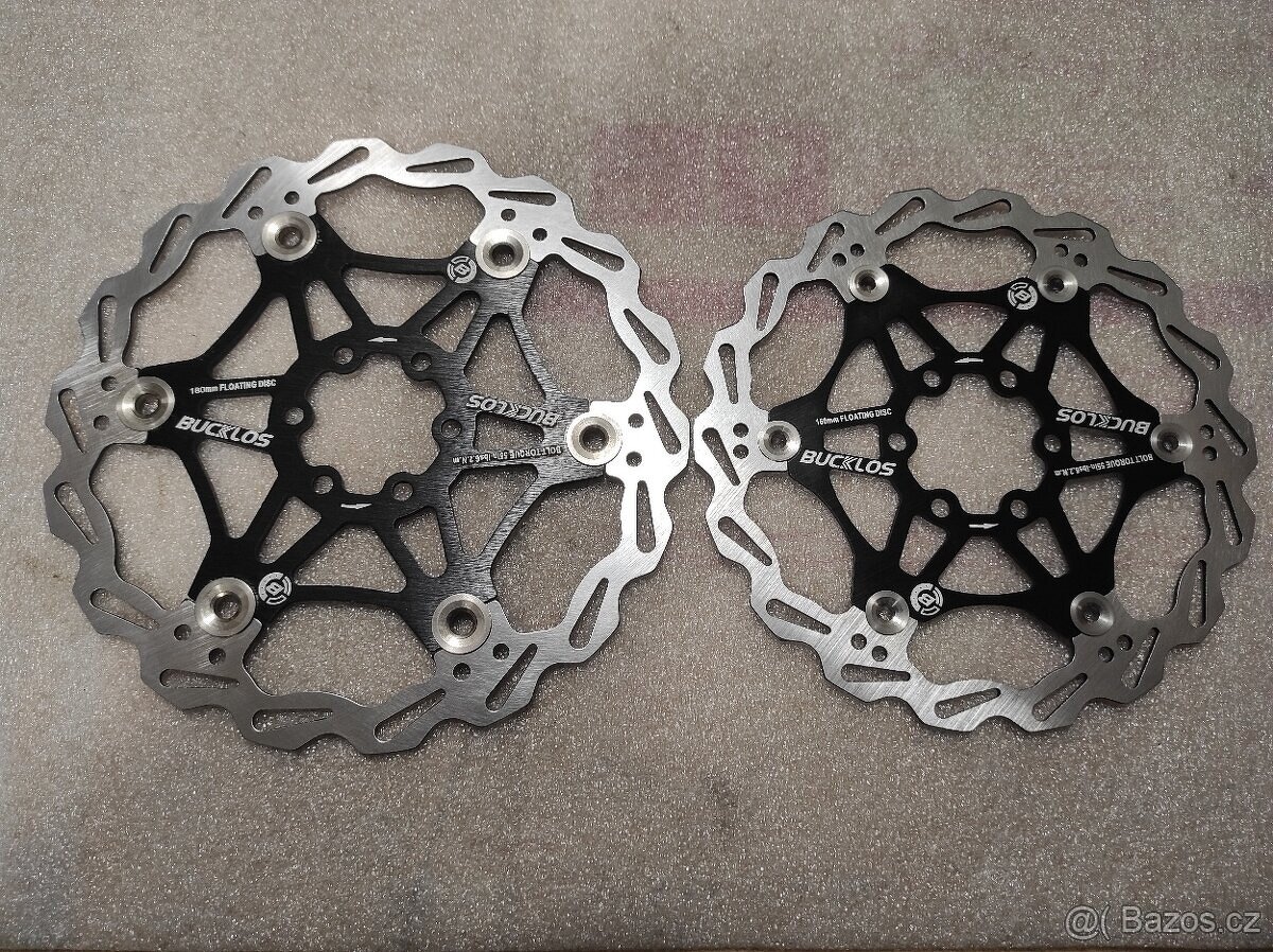 Brzdové kotouče uchycení 6der a centralok. 10 - 14