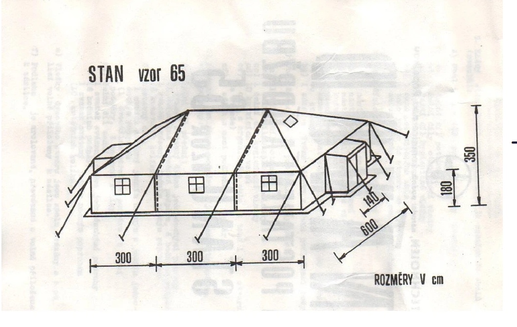 Vojenský stan - hangár S -65 - 14