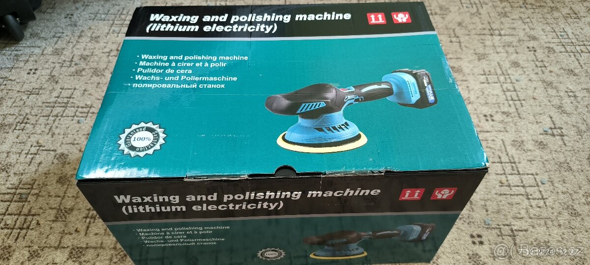 Ruční aku lešťička 150mm pro Makitu baterie 18V - skladem - 14