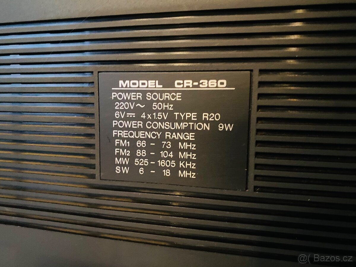 Radiomagnetofon Fair Mate CR 360, rok 1984 - 14