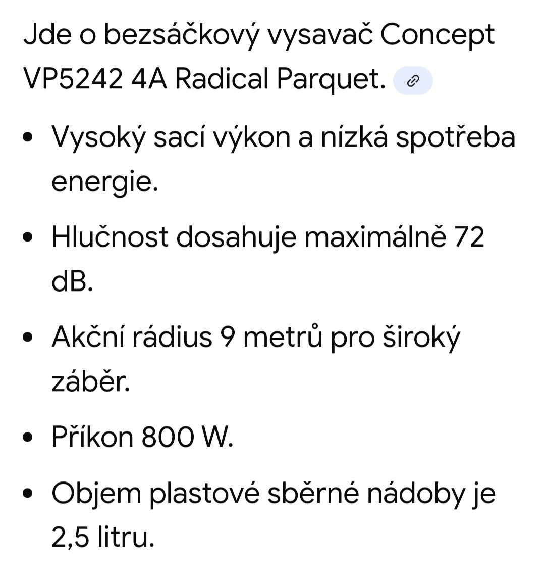 Vysavač Concept cyclonic power - 14
