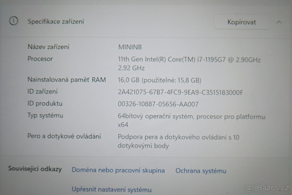 GPD Pocket 3 Mini notebook (Tablet PC) Core i7, 16GB RAM, 1T - 14