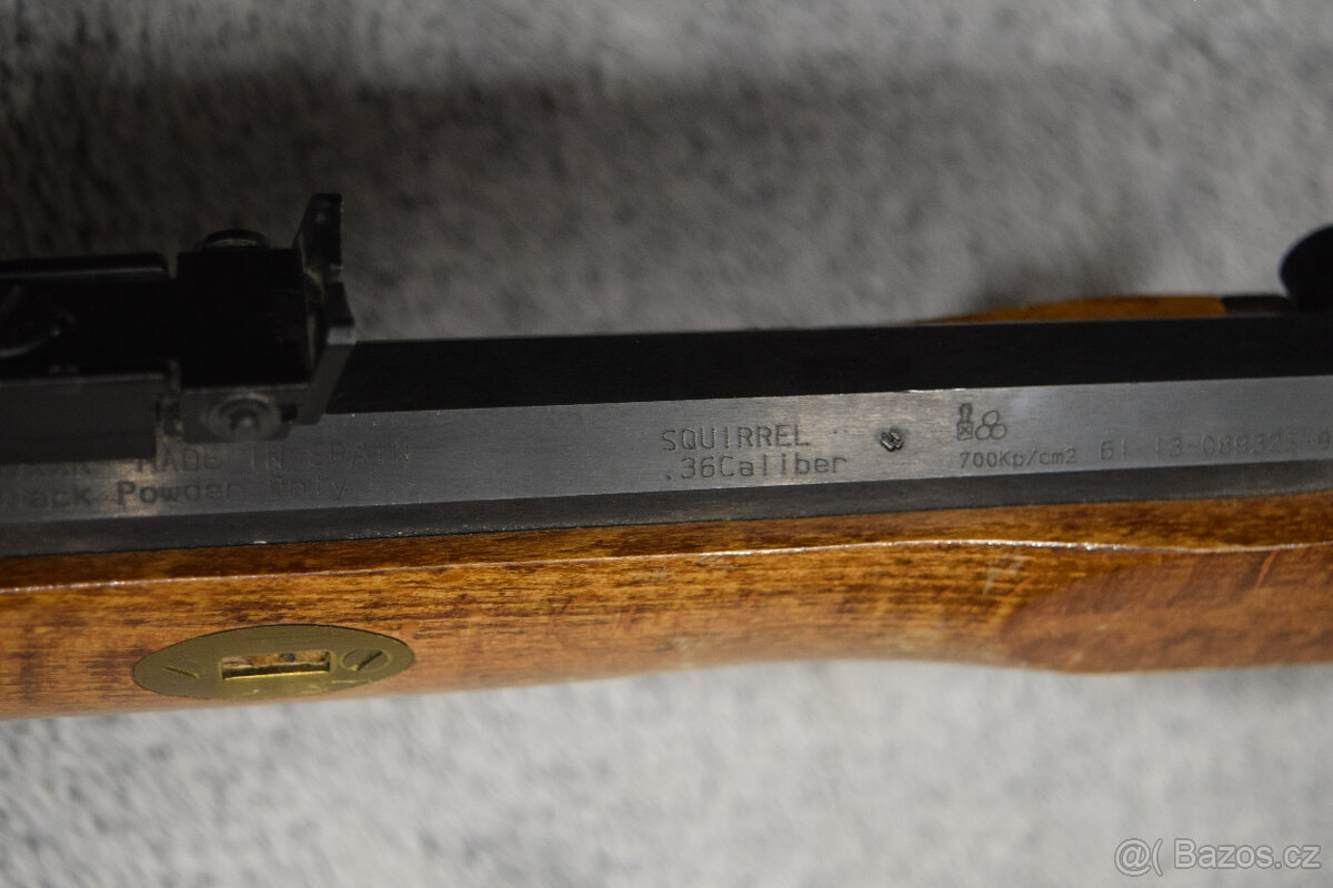 Perkusní puška na střelbu černým prachem, cal. 36 - 14