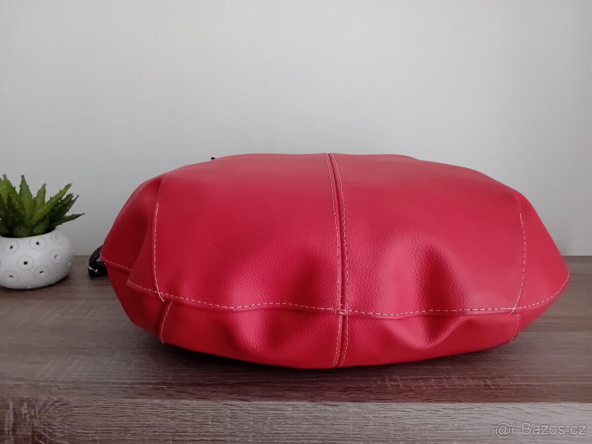 Leather dámská velká hobo kabelka kožená nová - 14