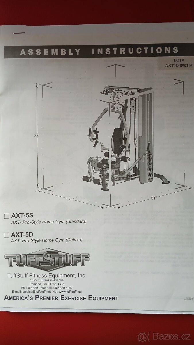 Posilovací multifunkční věž Tuff Stuff - 14