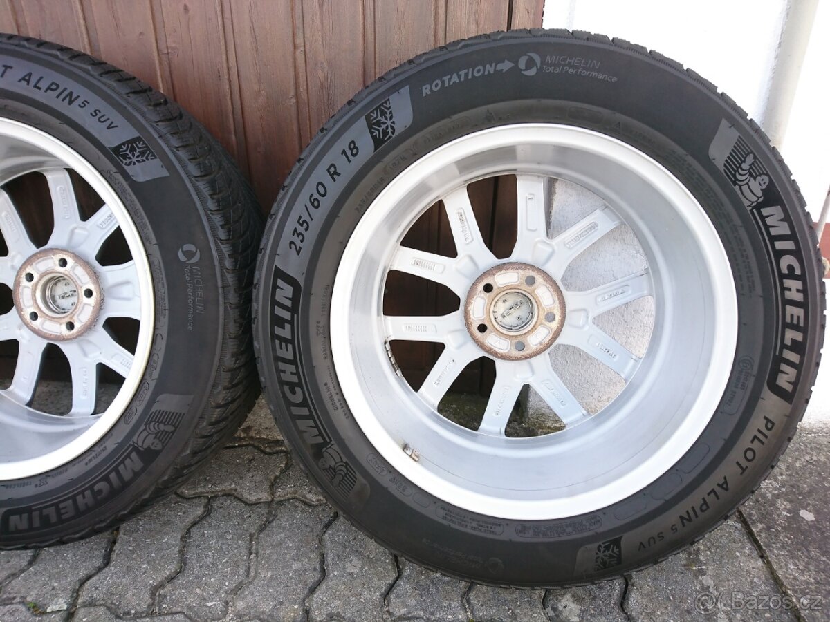 VOLVO XC 60 alu 18 zimní pneu Michelin 235/60/18 originalni - 14