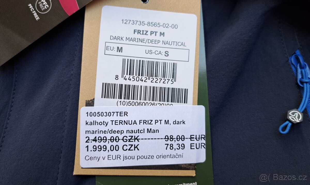 Pánské sportovní / outdoorové kalhoty - Ternua (vel M) - 14