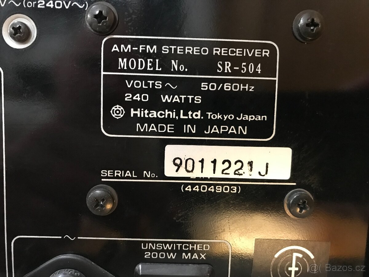 Hitachi SR-504 Top stav - 14