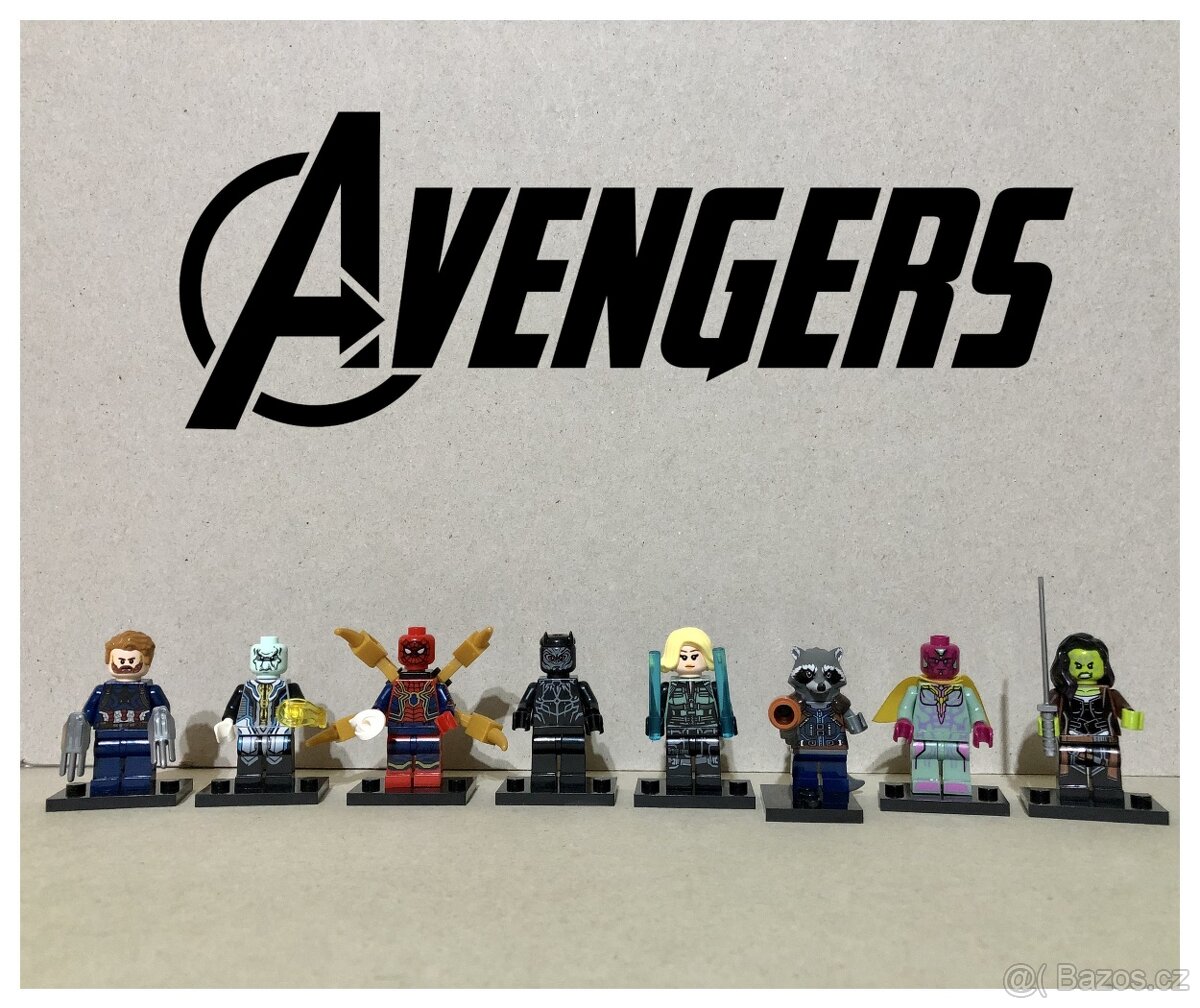Figúrky Superhrdinovia (8ks) typ lego 1 - nové - 14