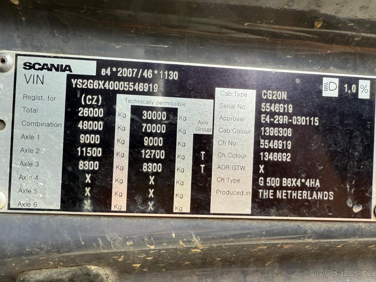 Lesovůz SCANIA G500 - 14