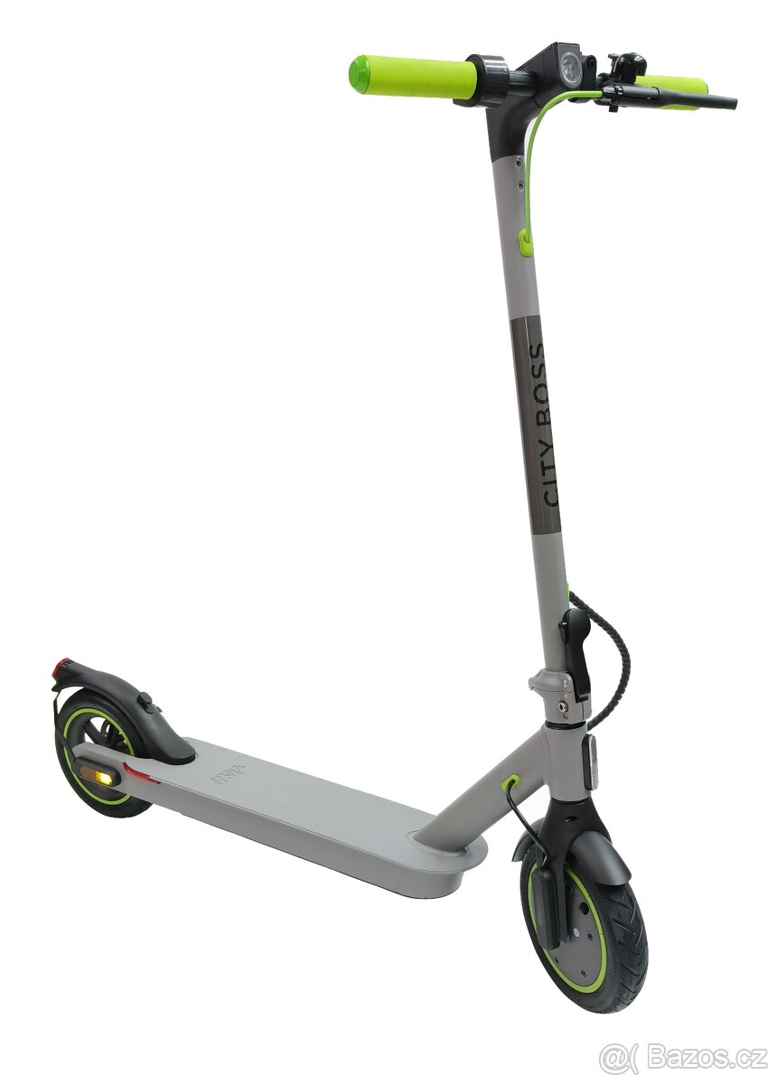 Elektrická koloběžka City Boss RS350 šedá - 7km - 14