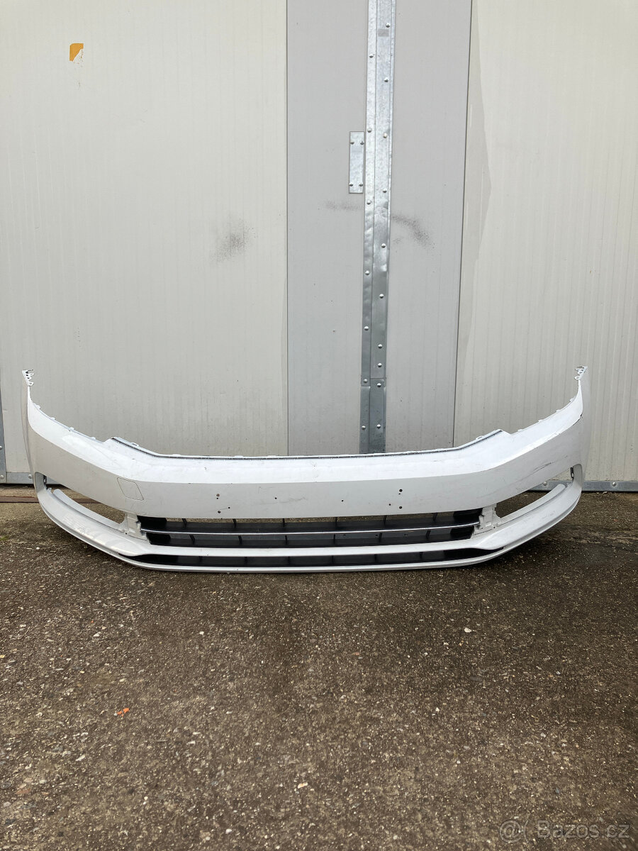 predni naraznik vw passat b8 14-19 bily holy - 14