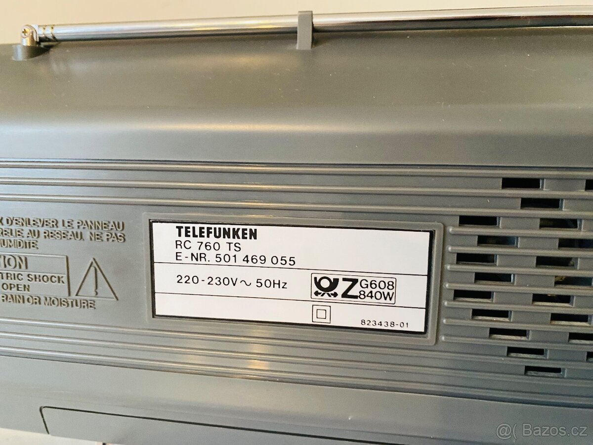 Radiomagnetofon Telefunken RC 760TS, rok 1989 - 14