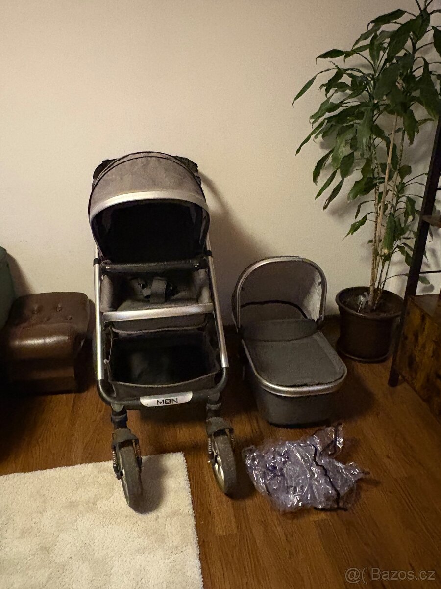 Dvojkombinace dětský kočárek Moon Nuova City - 14