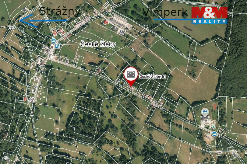 Pronájem bytu 2+kk, 42 m², Stožec - 14