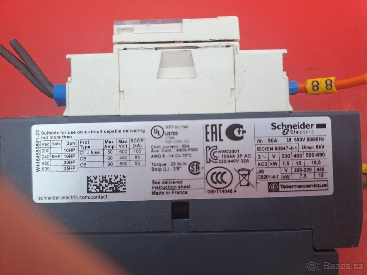 Relé, jističe, stykače, deon - Schneider - 14