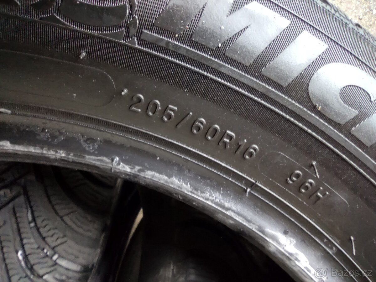 205/60 r16 m+s zimní MICHELIN ALPIN 6mm - 4ks - 14