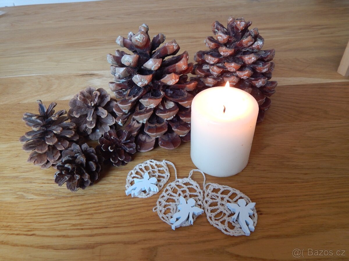 Háčkované vánoční ozdoby - 14