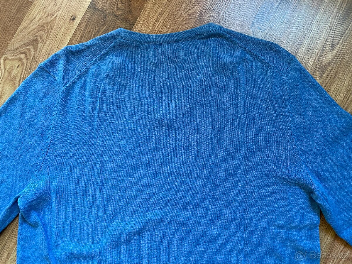 Nový pánský bavlněný svetr C&A do "V" - L - 14