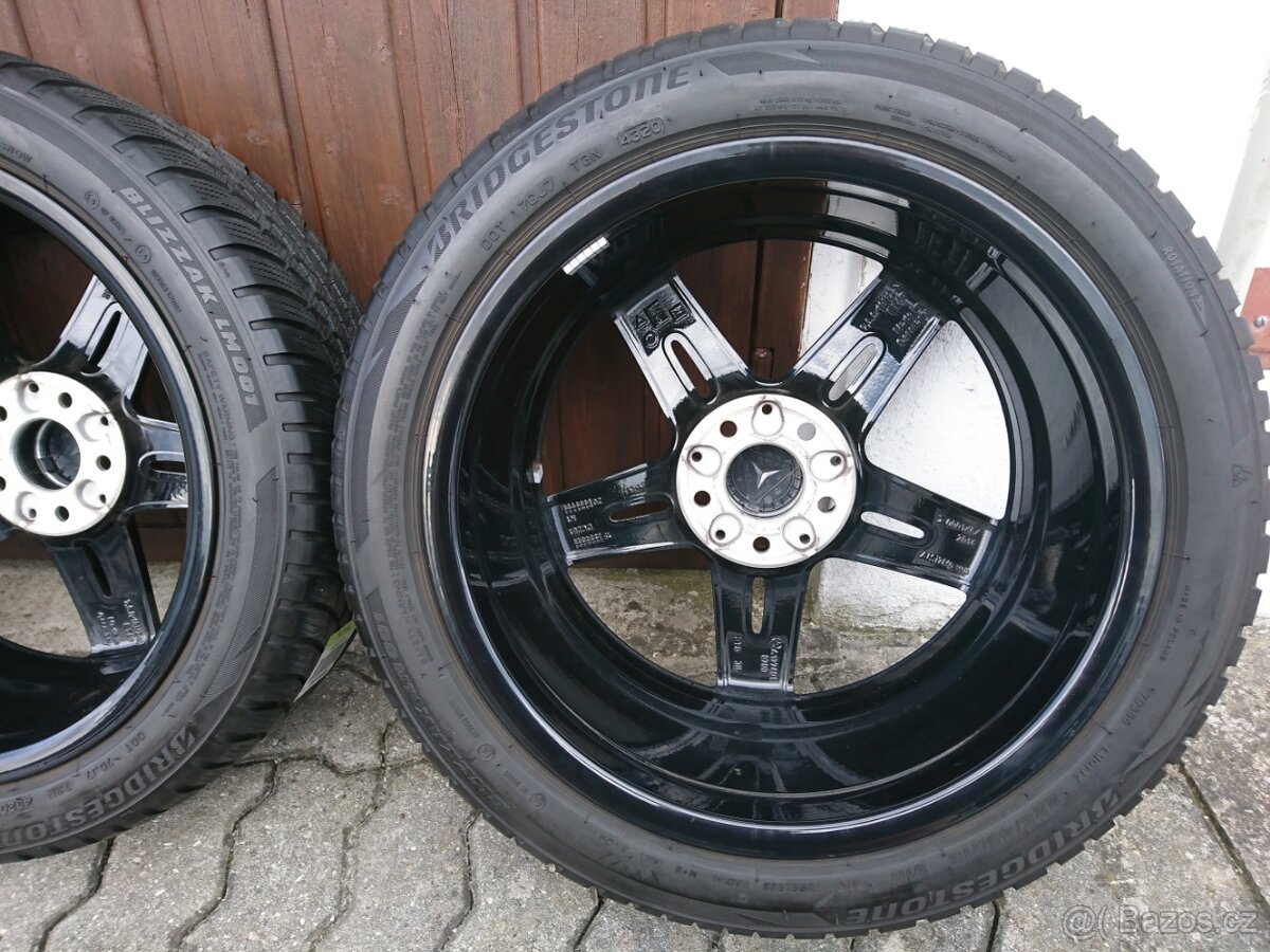 Mersedes A+B+ CLA originální alu kola 5x112 Zimní 225/45/18 - 14