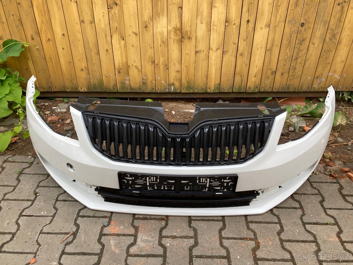 Přední nárazník Octavia 3,III bílý LF9E, 9B9B,1026 - 14