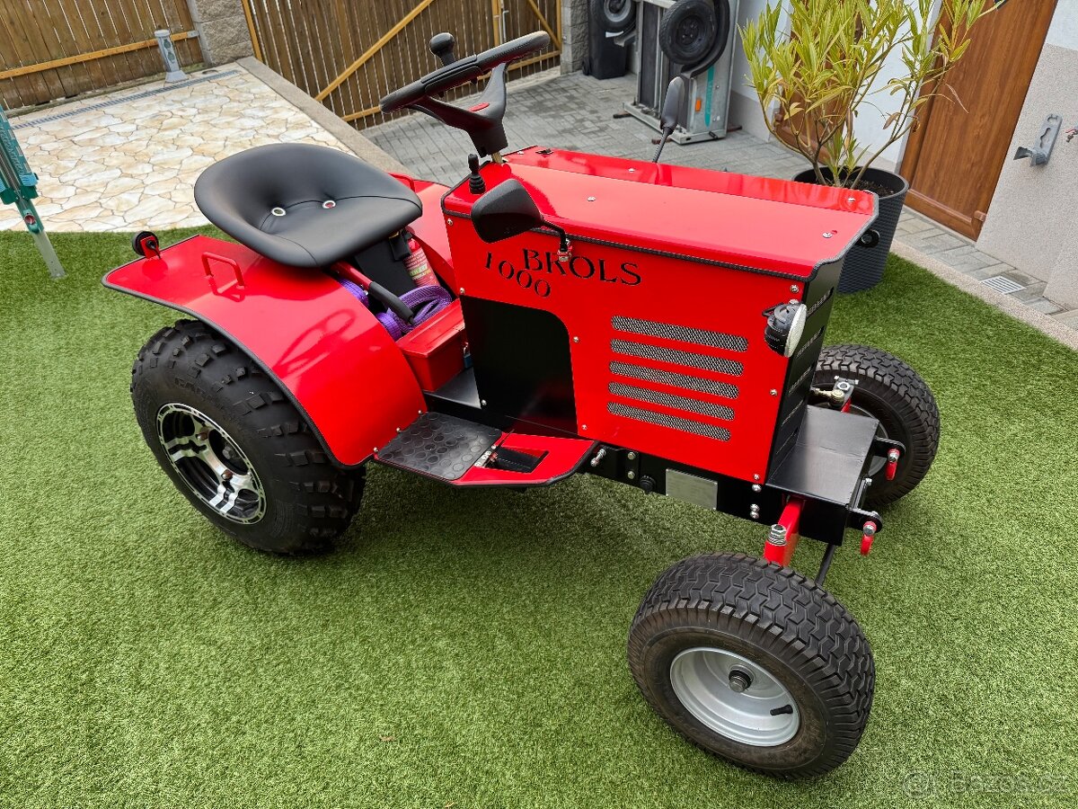 Traktůrek BROLS 1000 plně elektrický a univerzální TOP STAV - 14