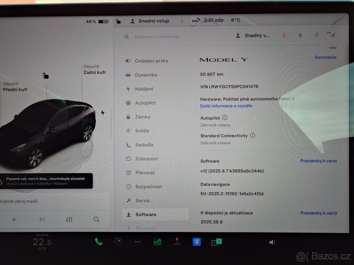 Tesla Model Y Standard Range 220 kW SOH 94,9% - 14